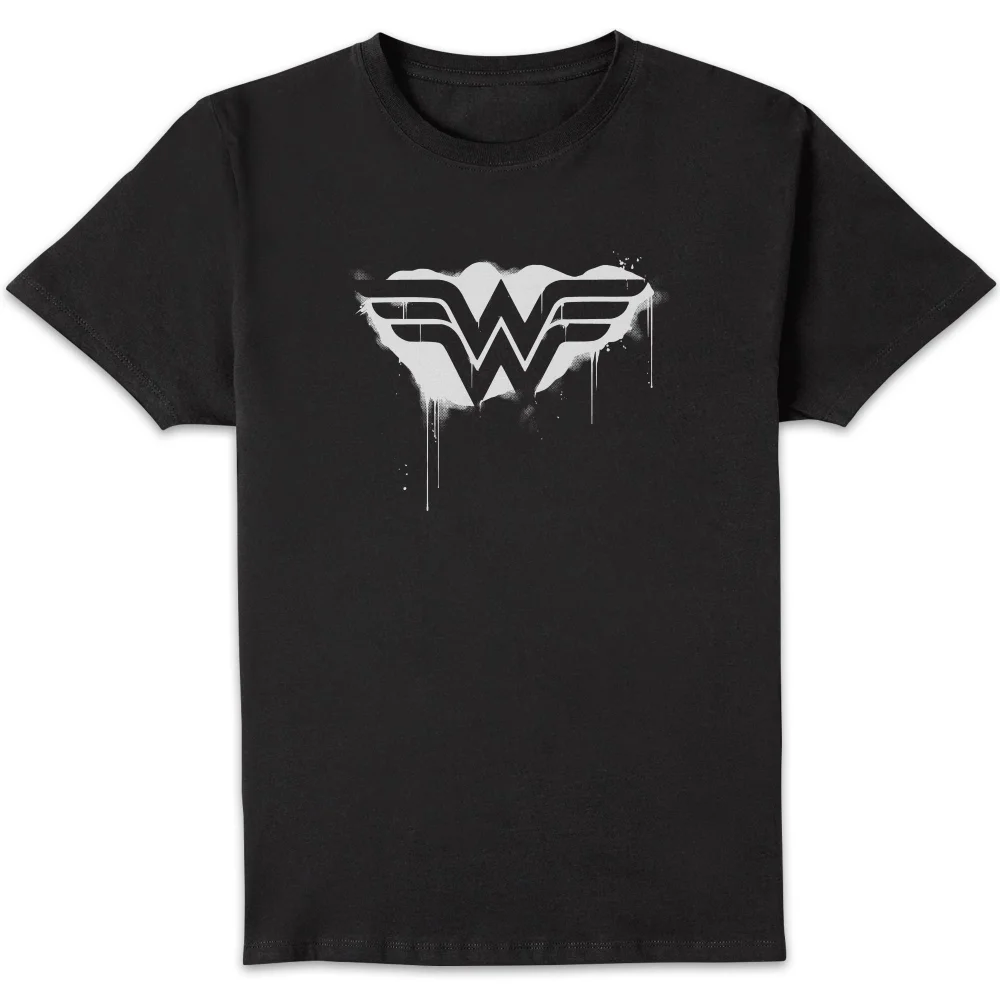 Justice League Graffiti Wonder Woman Men's T-Shirt - Black - S Bild 1
