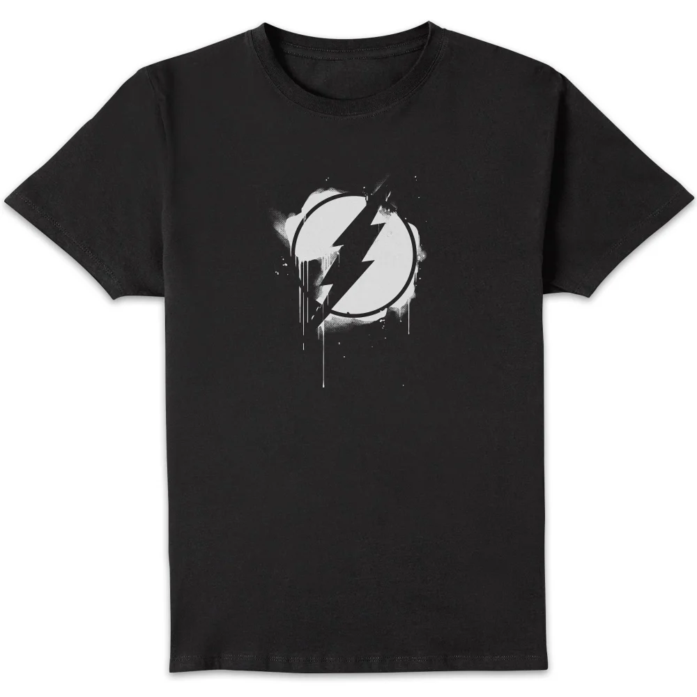 Justice League Graffiti The Flash Men's T-Shirt - Black - S Bild 1