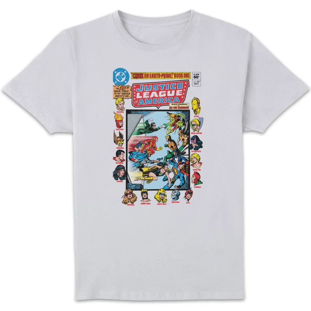 Justice League Crisis On Earth-Prime Cover Men's T-Shirt - White - S Bild 1