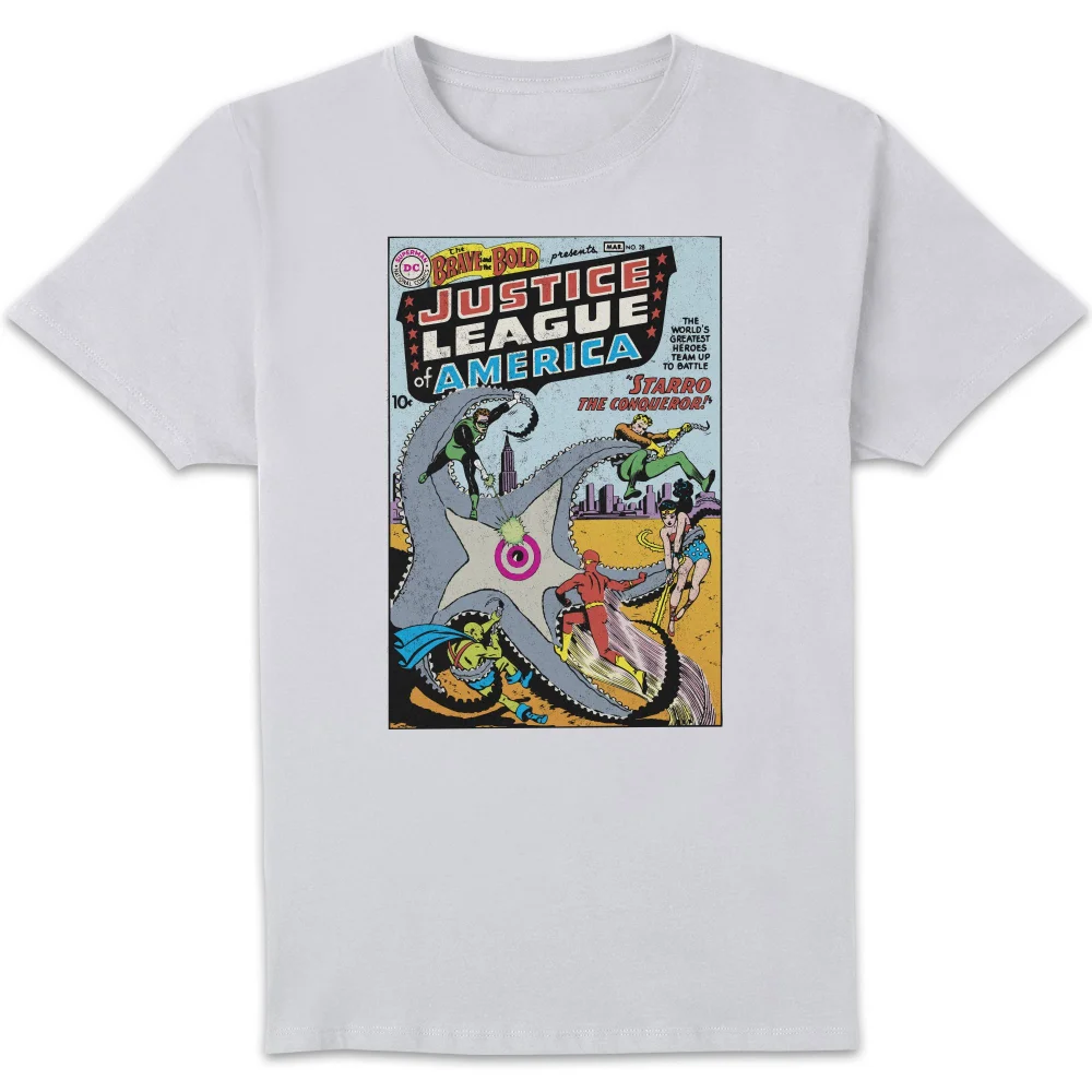 Justice League Starro The Conqueror Cover Men's T-Shirt - White - S Bild 1