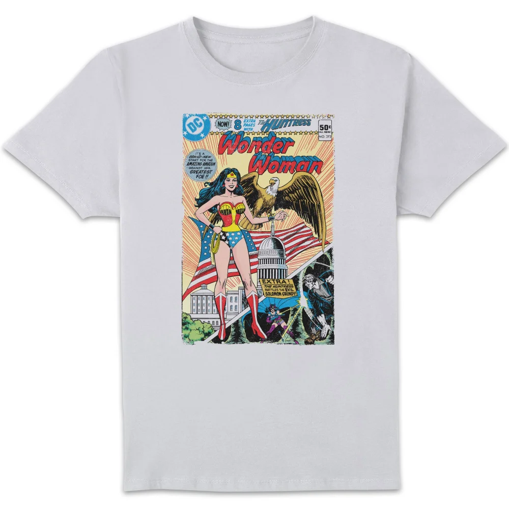 Justice League Wonder Woman Cover Men's T-Shirt - White - S Bild 1