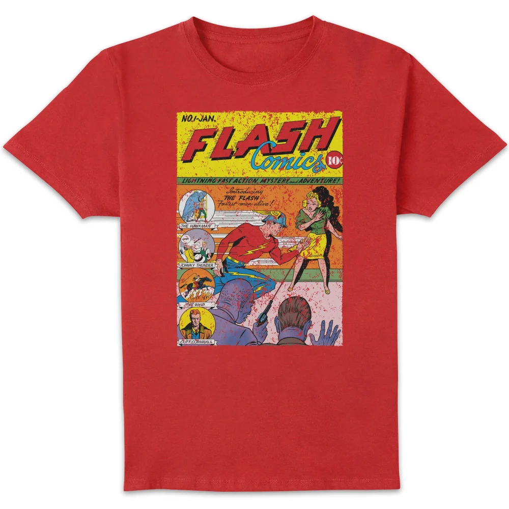 Justice League The Flash Issue One Men's T-Shirt - Red - S Bild 1