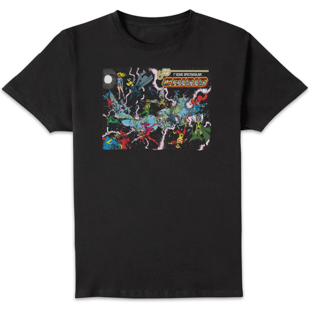 Justice League Crisis On Infinite Earths Cover Men's T-Shirt - Black - S Bild 1
