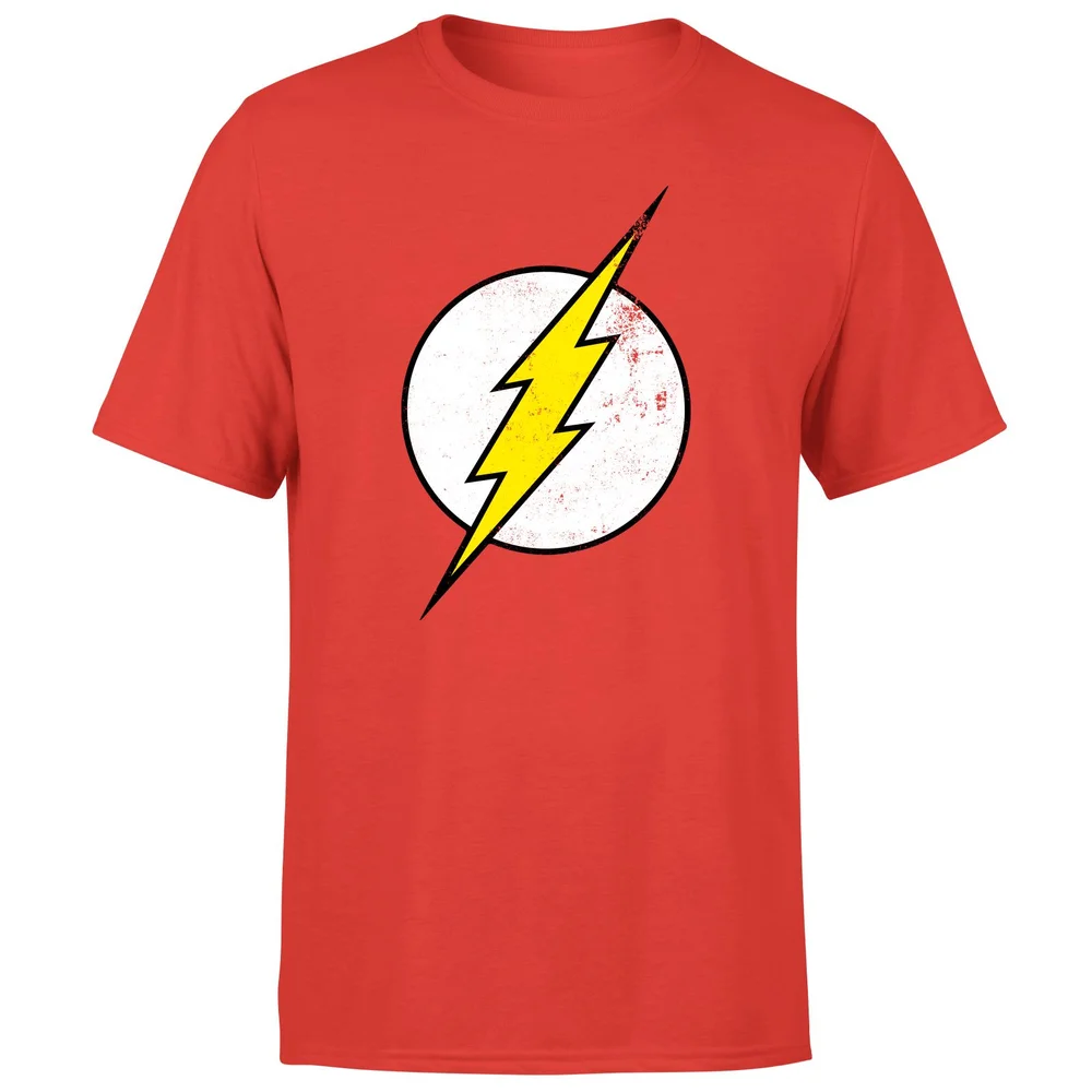 The Flash Core Distress Logo Men's T-Shirt - Red - S Bild 1