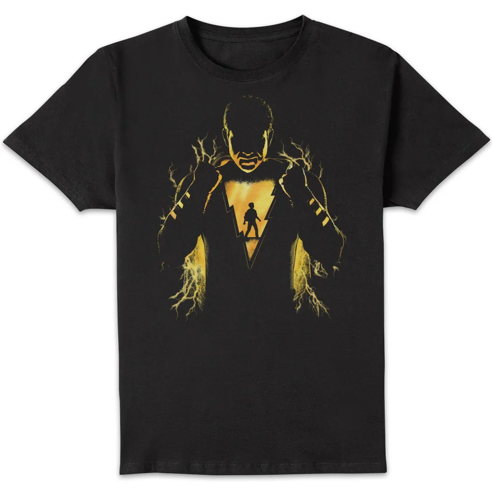 Shazam Lightning Silhouette Men's T-Shirt - Black - S Bild 1