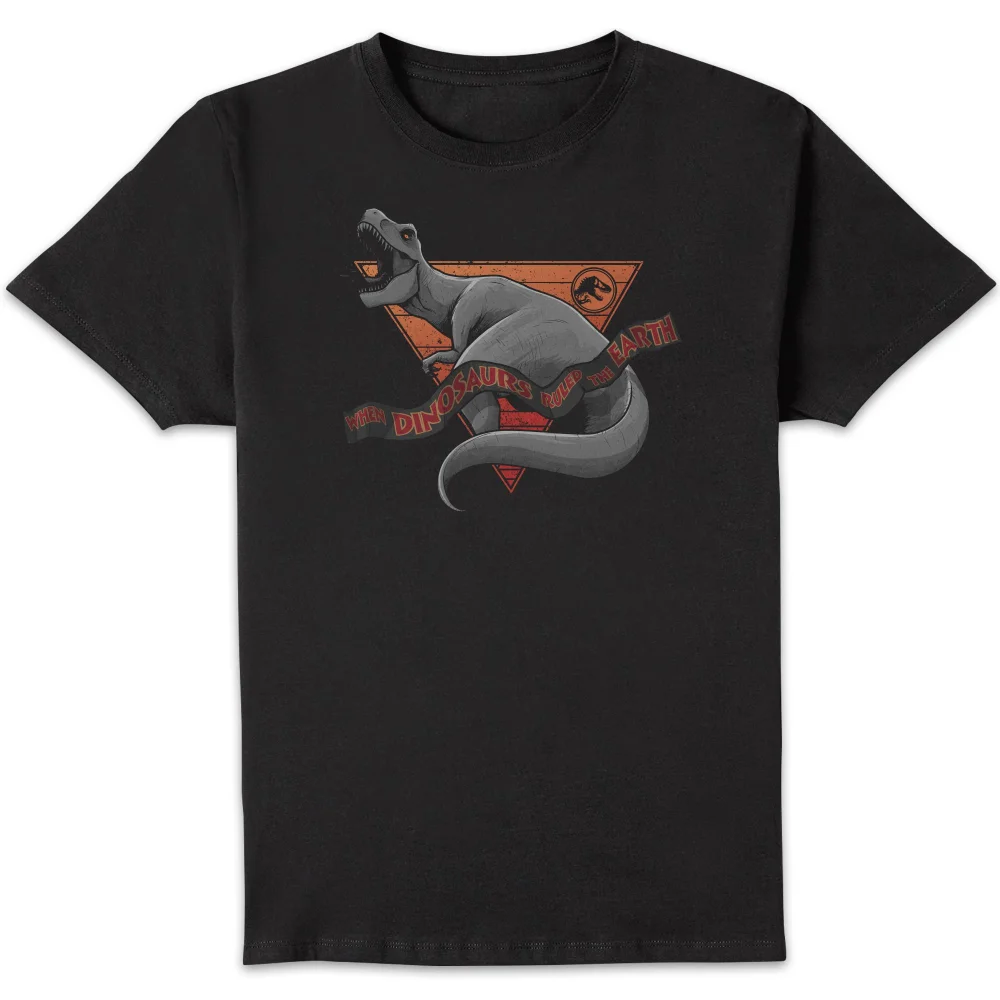 Jurassic Park Primal When Dinisaurs Ruled The Earth Unisex T-Shirt - Schwarz - S Bild 1
