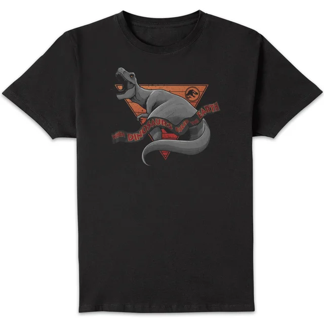 Jurassic Park Primal When Dinisaurs Ruled The Earth Unisex T-Shirt - Schwarz