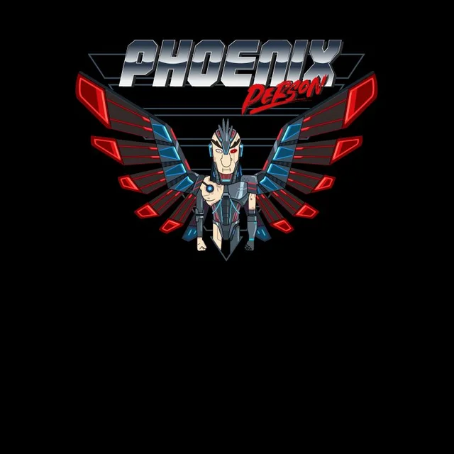 Rick and Morty Phoenix Person T-Shirt - Schwarz