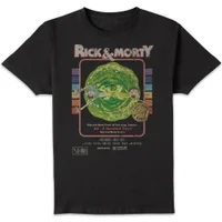 Rick and Morty A HundRot Days VHS T-Shirt - Schwarz