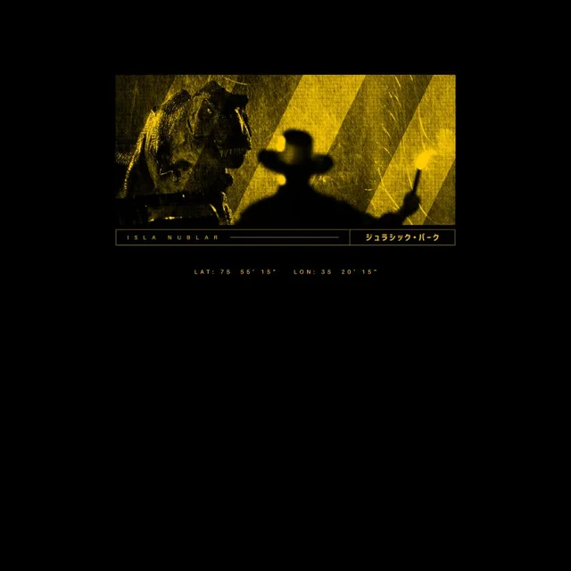 Jurassic Park Primal Isla Nublar Unisex T-Shirt - Schwarz