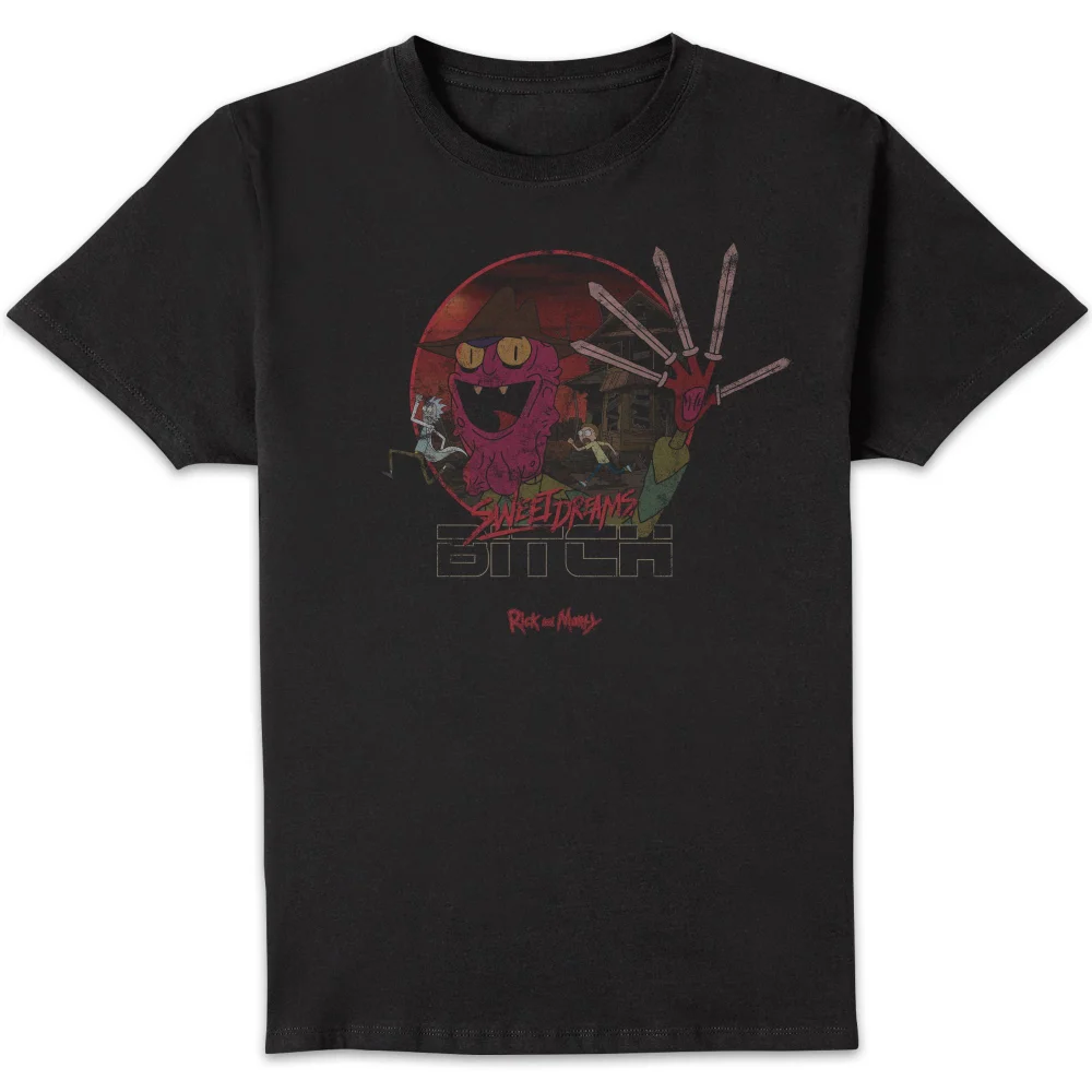 Rick and Morty Nightmare On Scary Street T-Shirt - Schwarz - S Bild 1
