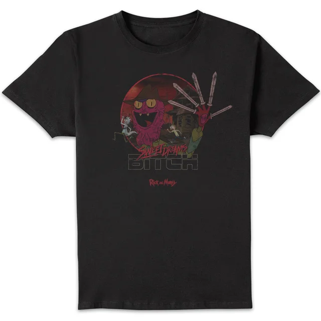 Rick and Morty Nightmare On Scary Street T-Shirt - Schwarz