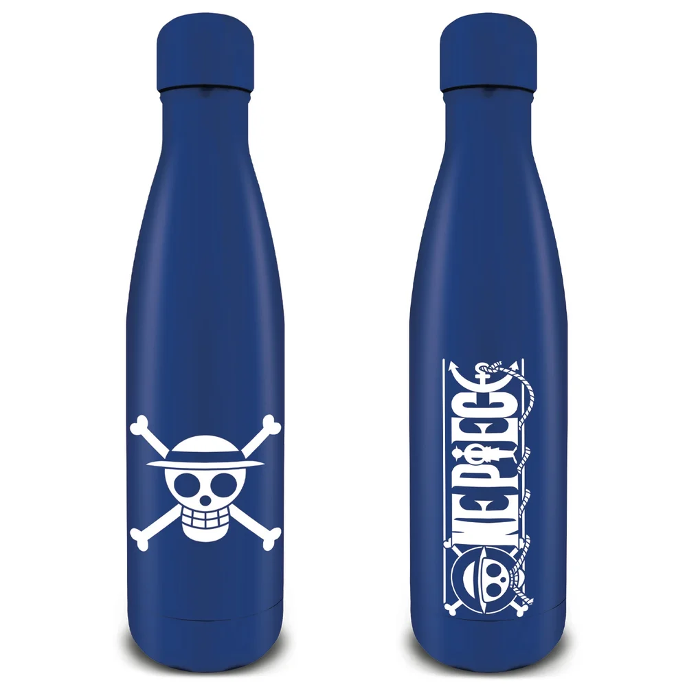 One Piece Straw Hat Pirates Emblem Metal Drinks Bottle Bild 1