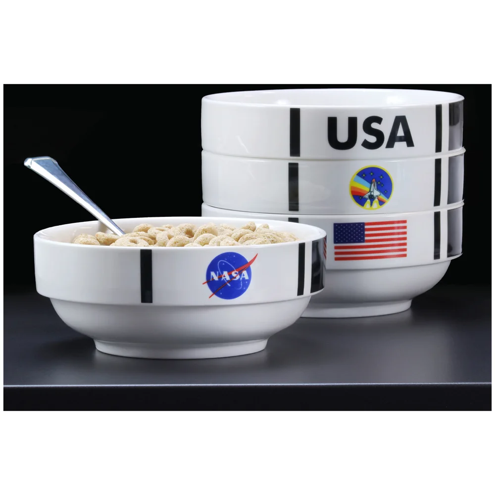 NASA Shuttle Stapelbares Schüsselset Bild 1