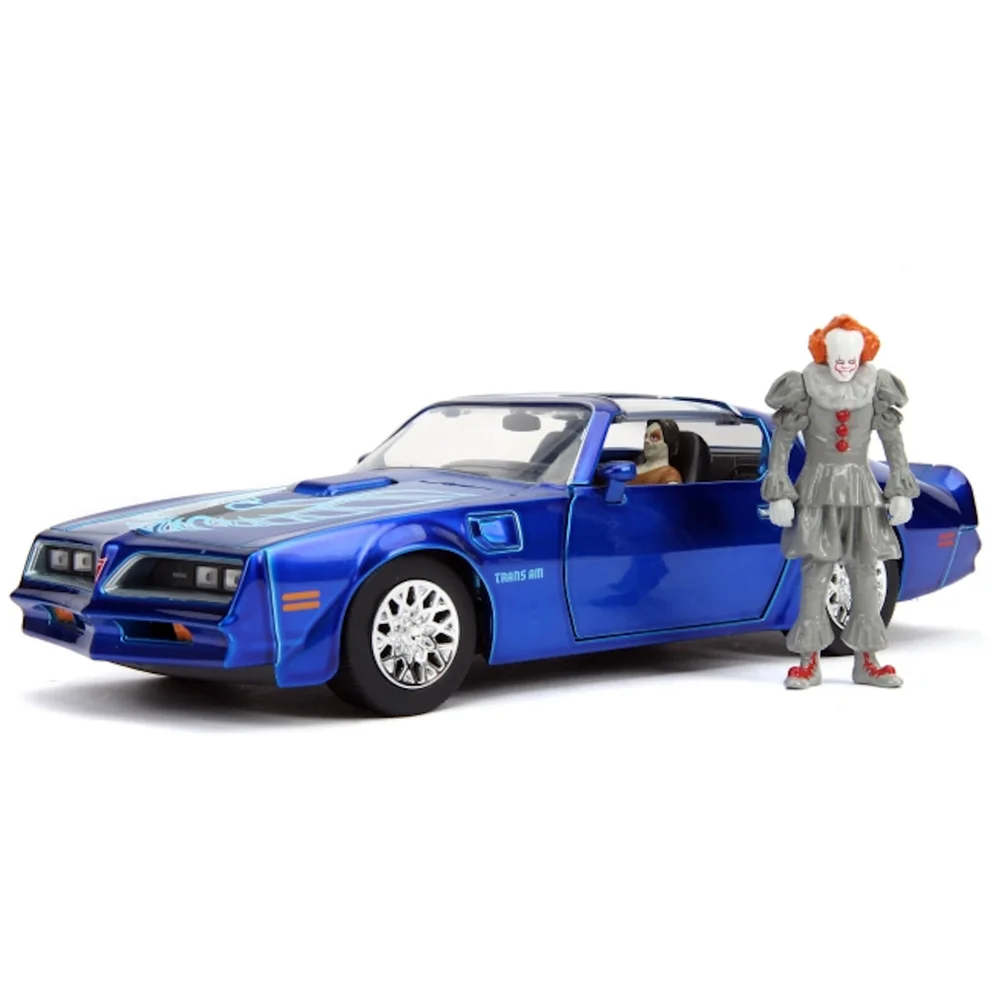 Jada Druckguss ES Figur im Maßstab 1:24 Henry Bower's Pontiac Firebird und Pennywise Bild 1