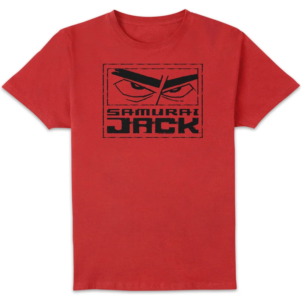 Samurai Jack Stylised Logo Men's T-Shirt - Red - S Bild 1