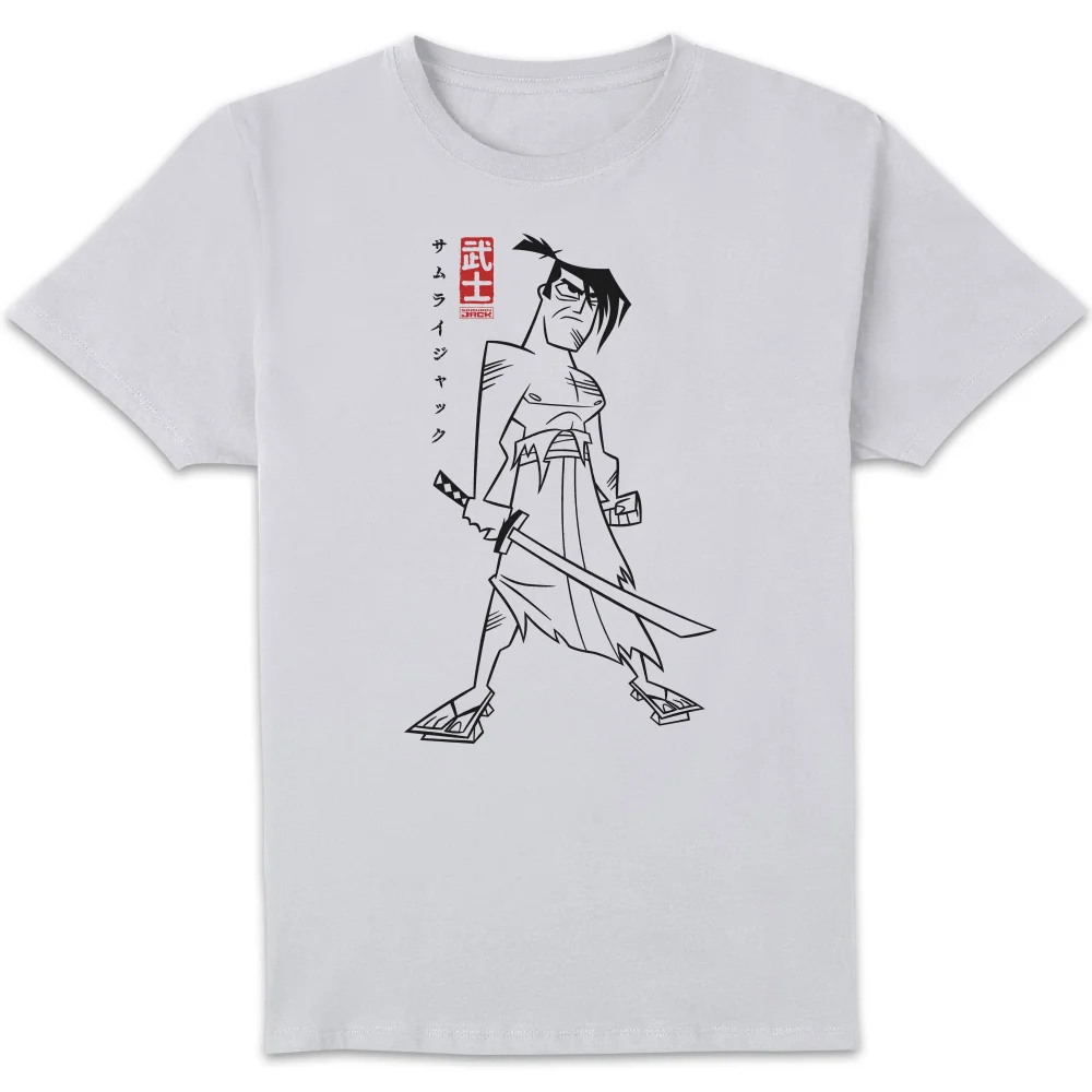 Samurai Jack Kanji Men's T-Shirt - White - S Bild 1