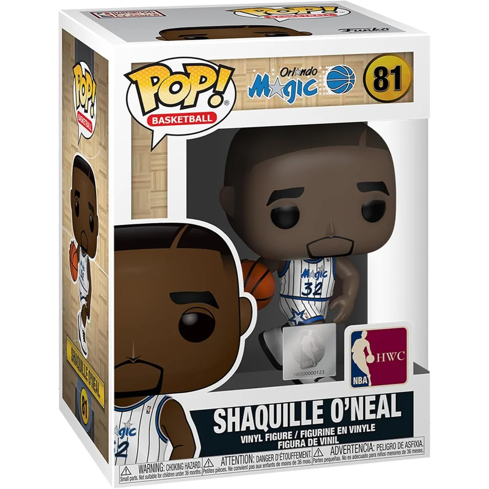 NBA Legends Shaquille O'Neal Magic (Home Jersey) Pop! Vinyl Figure Bild 1