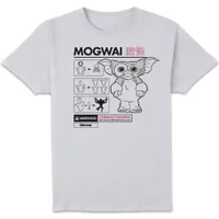 Gremlins Mogwai Instructional Men's T-Shirt - White - undefined undefined