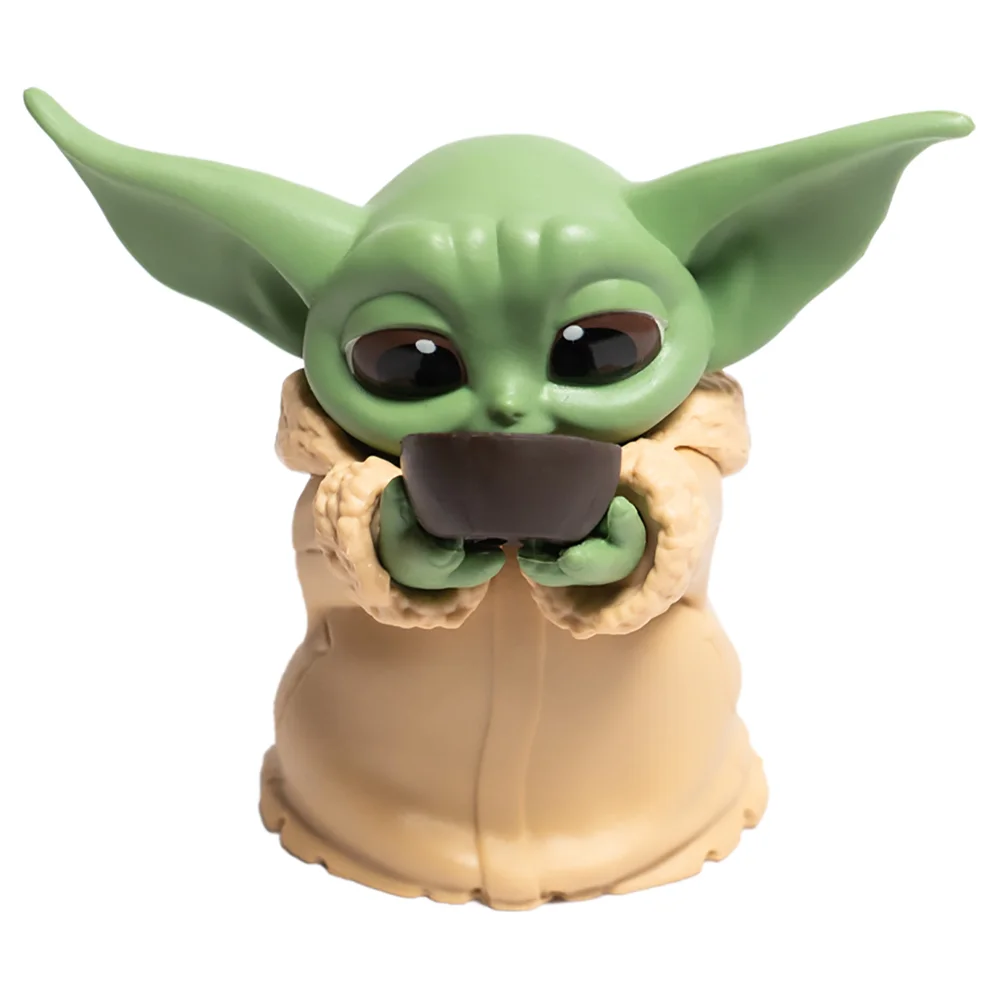 Hasbro Star Wars: The Mandalorian Baby Bounties "Sipping Soup" Mini Figure Bild 1