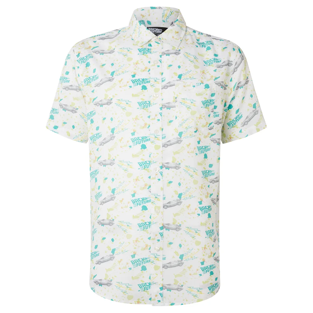Limited Edition Back to the Future Ditsy Print Shirt - Zavvi Exclusive - XXL Bild 1