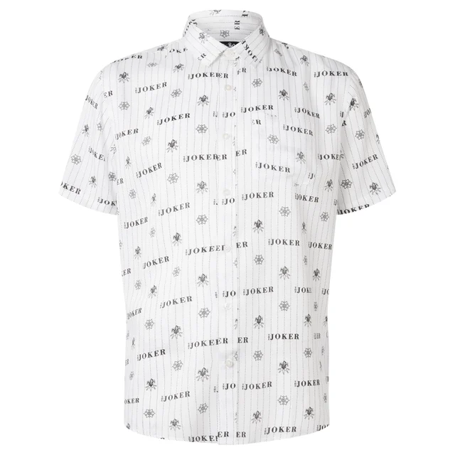 Limited Edition The Joker Ditsy Stripe Printed Shirt - Zavvi Exclusive