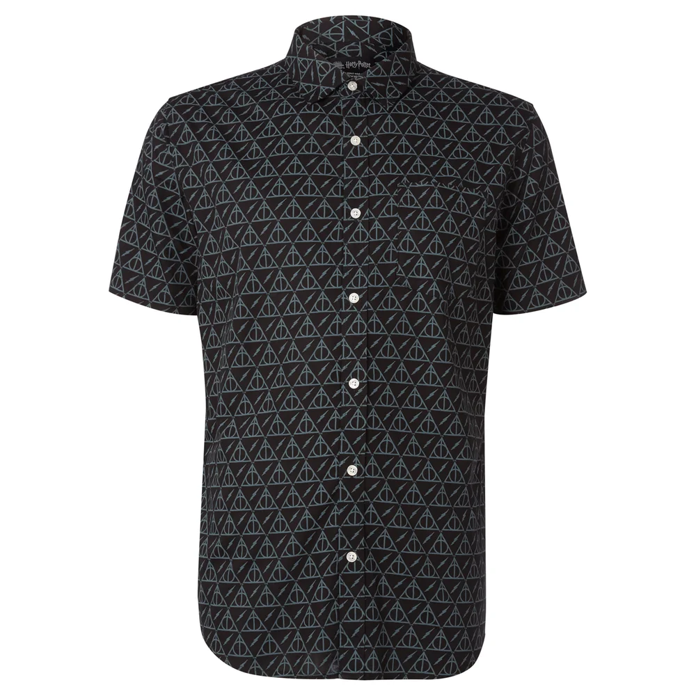 Limited Edition Harry Potter Deathly Hallows Printed Shirt - Zavvi Exclusive - XS Bild 1