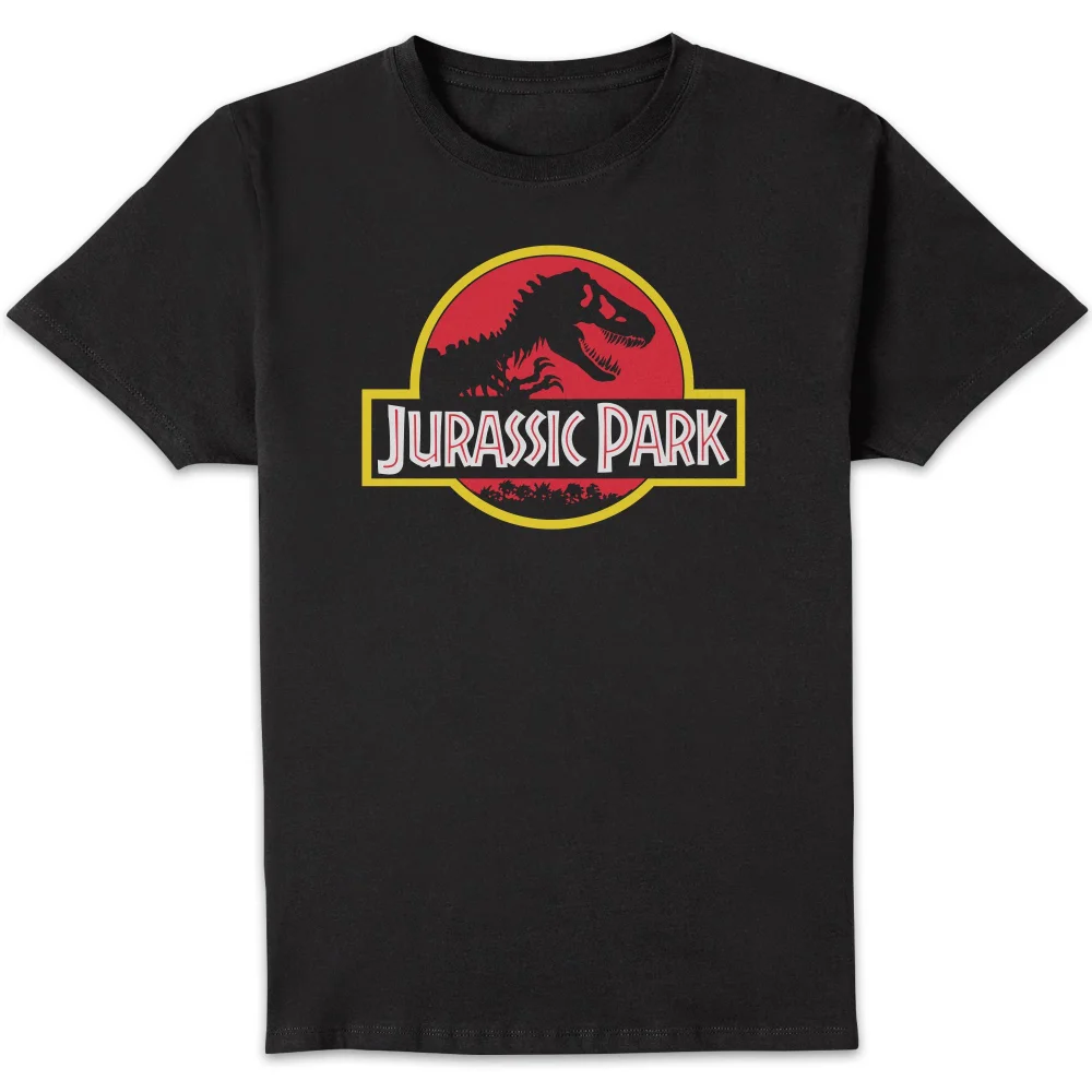 Classic Jurassic Park Logo Men's T-Shirt - Black - S Bild 1
