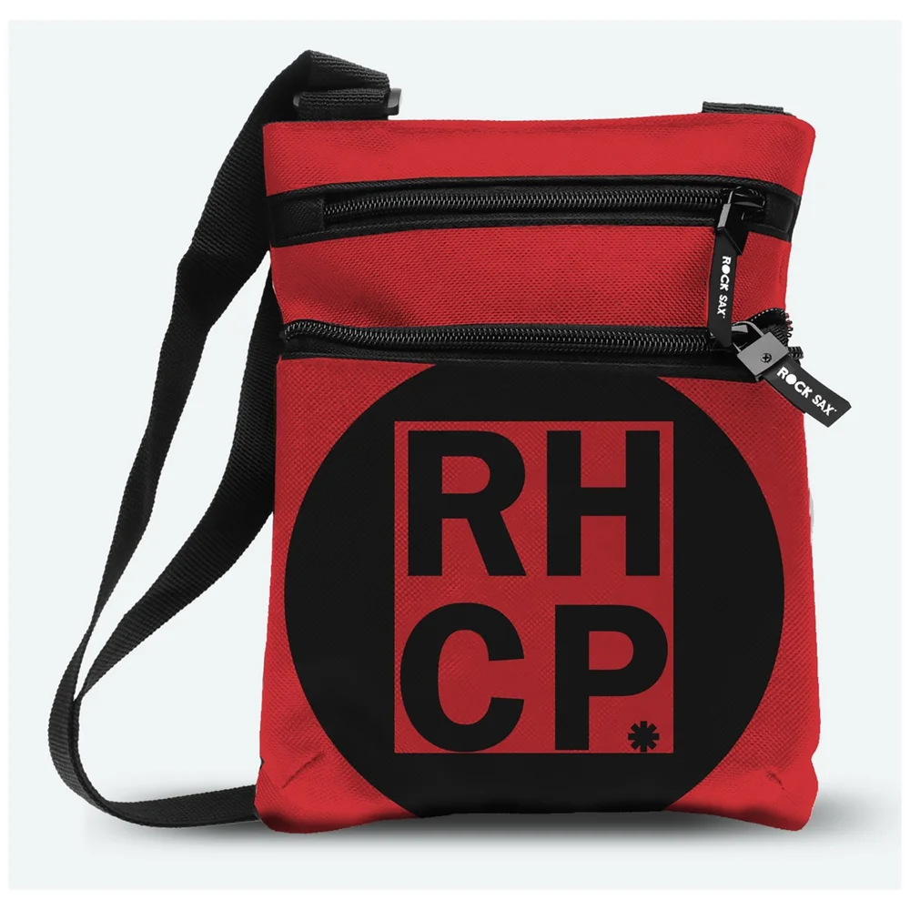 Rocksax Red Hot Chili Peppers Red Square Body Bag Bild 1