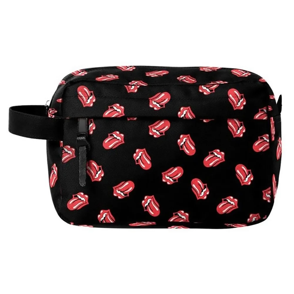 Rocksax The Rolling Stones Classic All-Over Tongue Wash Bag Bild 1