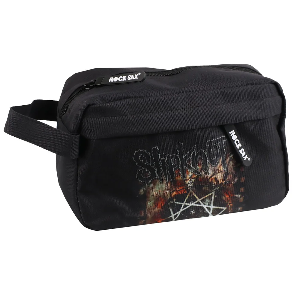 Rocksax Slipknot Pentagram Waschtasche Bild 1