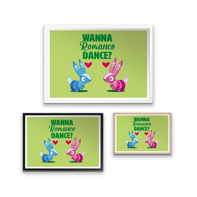 Viva Piñata Wanna Romance Dance Rabbit Art Print Giclee Art Print