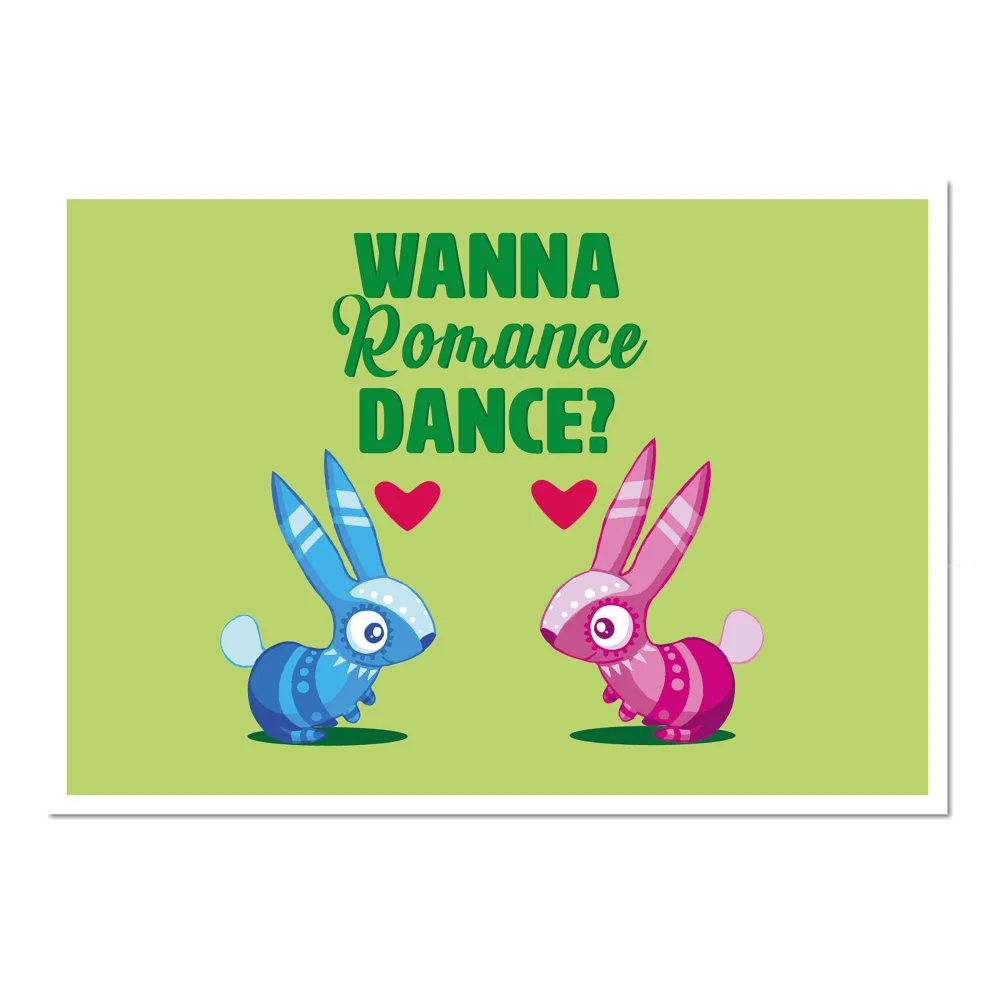 Viva Piñata Wanna Romance Dance Rabbit Art Print Giclee Art Print - A3 - Print Only Bild 1