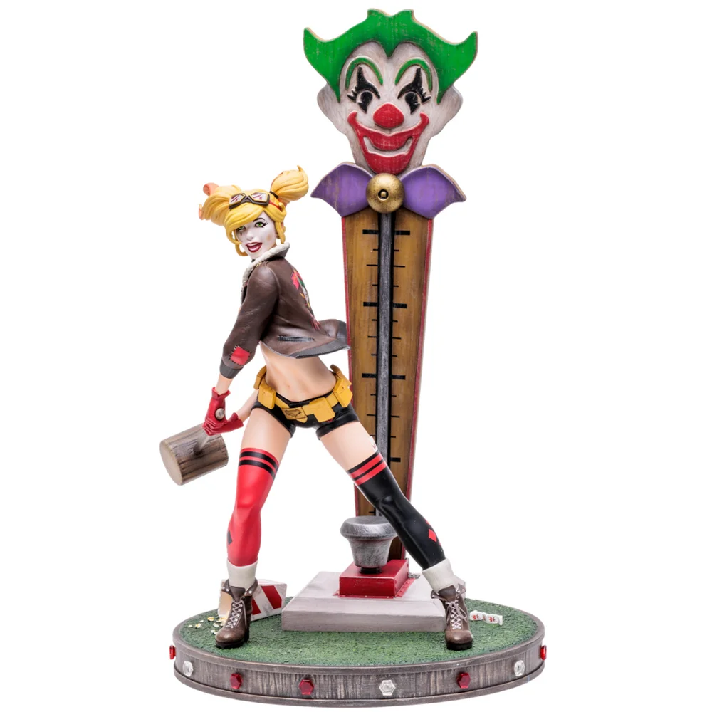 DC Bombshells Harley Quinn Deluxe Version 2 Statue Bild 1