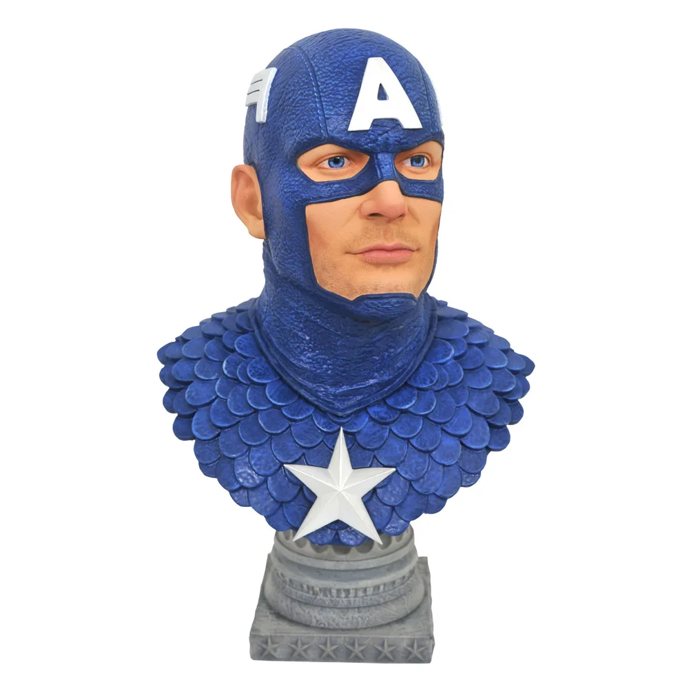 Diamond Select Marvel Legends In 3D Büste im Maßstab 1:2 - Captain America Bild 1