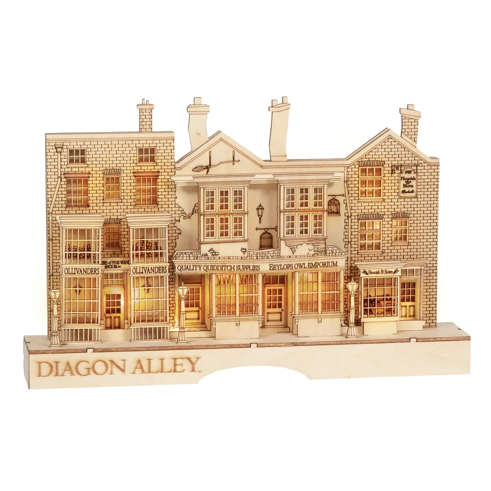Harry Potter Village Winkelgasse beleuchtetes Dekoelement Bild 1