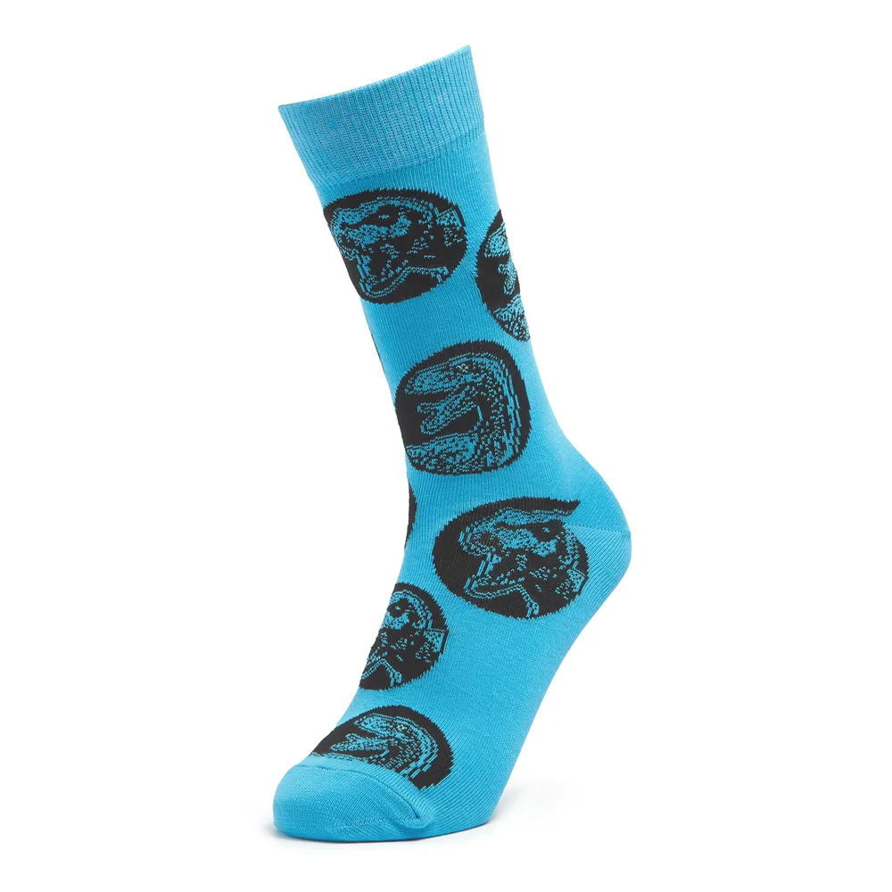 Men's Jurassic World Socks - Blue - UK 4-7.5 Bild 1