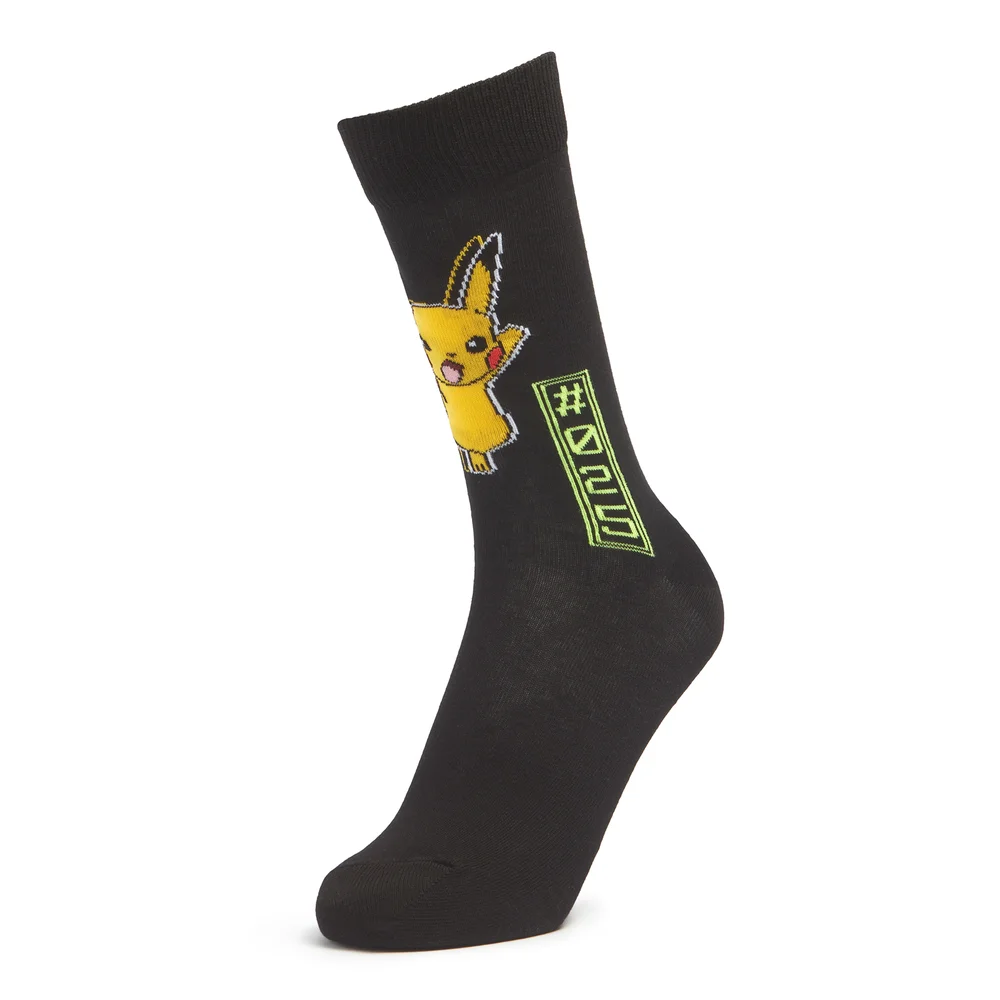 Men's Pokémon Pikachu Socks - Black - UK 4-7.5 Bild 1