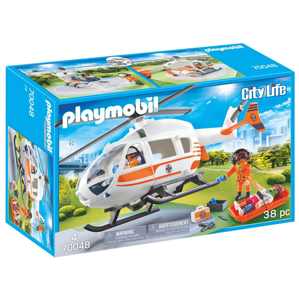 Playmobil City Life - Rettungshelikopter (70048) Bild 1