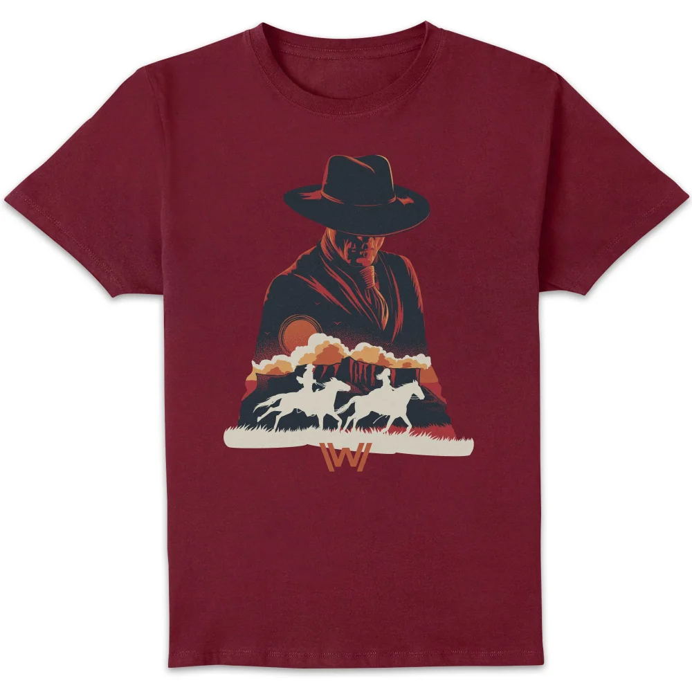Westworld The Door Men's T-Shirt - Burgundy - S Bild 1