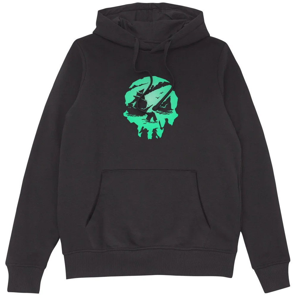 Sea Of Thieves 2nd Anniversary Skull Unisex Hoodie - Black - S Bild 1