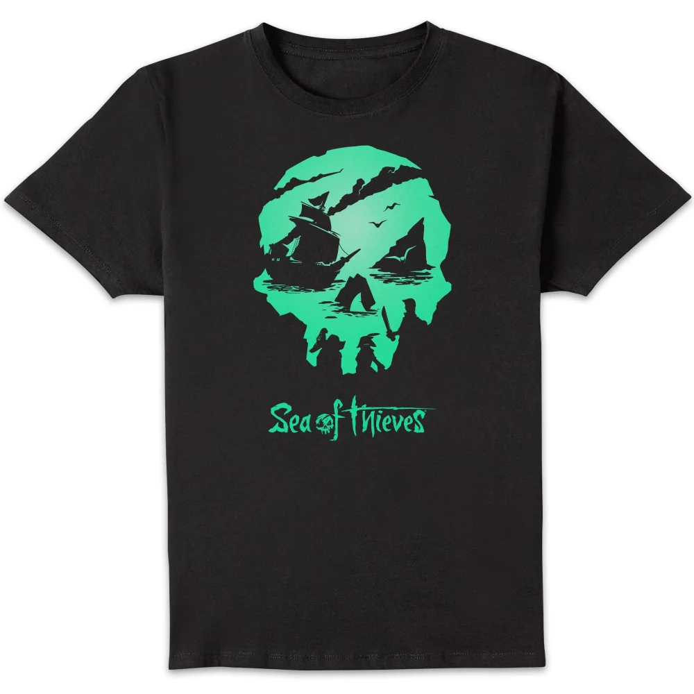 Sea Of Thieves 2nd Anniversary Logo Unisex T-Shirt - Black - S Bild 1