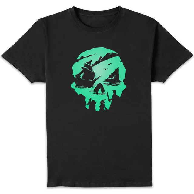 Sea Of Thieves 2nd Anniversary Skull Unisex T-Shirt - Black