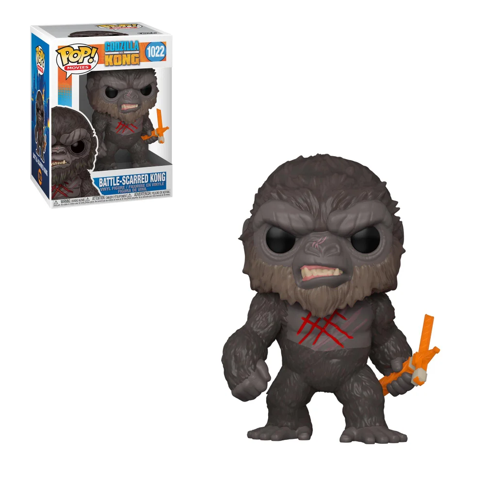Godzilla vs Kong Battle Worn Kong Pop! Vinylfigur Bild 1