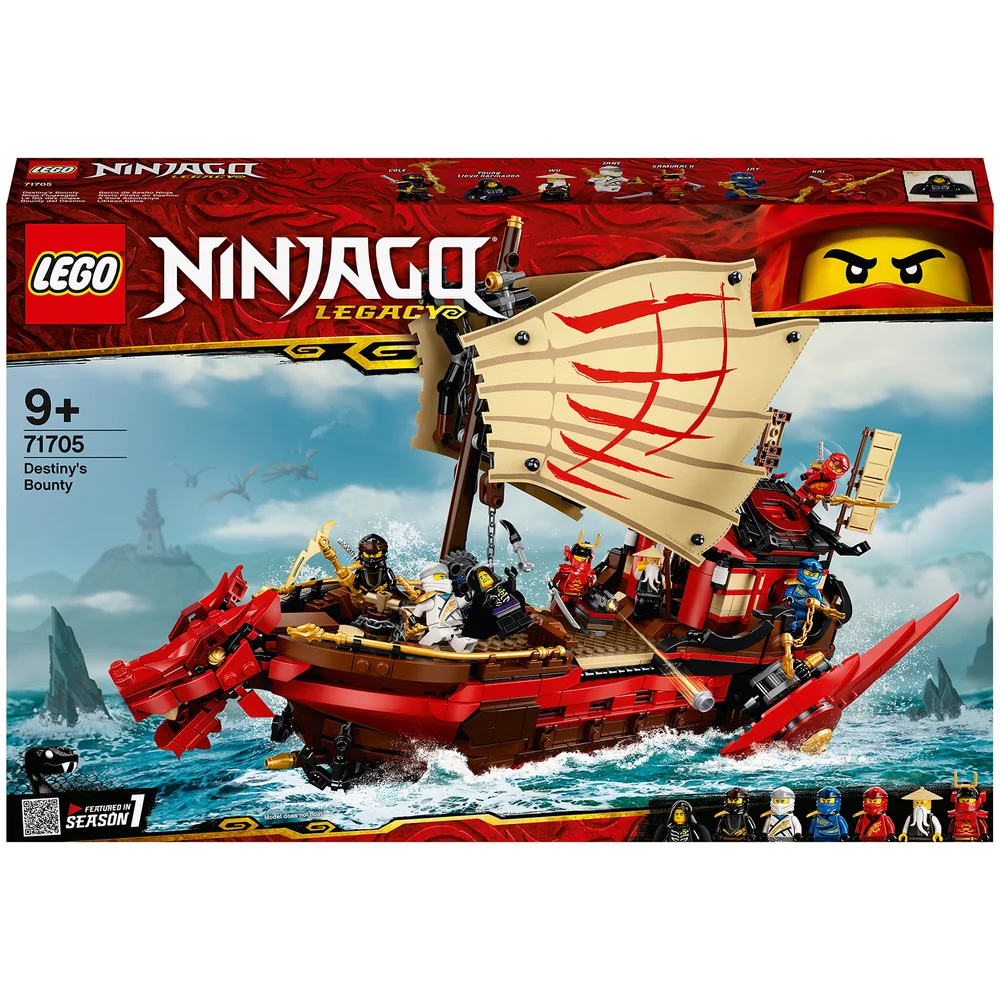 LEGO 71705 NINJAGO Legacy Ninja-Flugsegler Spielset, Spielzeug Schiff Bild 1