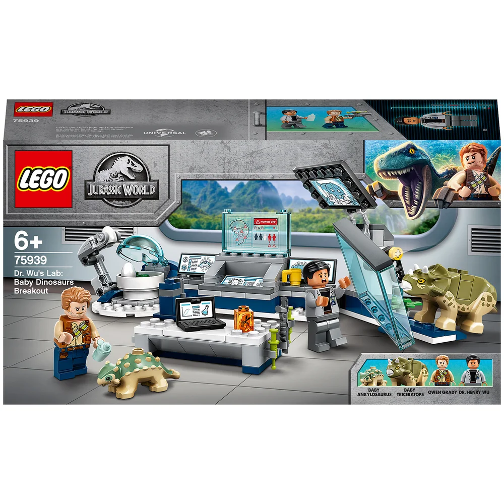 LEGO Jurassic World: Dr. Wus Labor: Ausbruch der Baby-Dinosaurier (75939) Bild 1