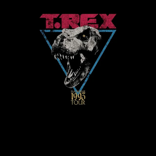 Jurassic Park TREX Men's T-Shirt - Schwarz