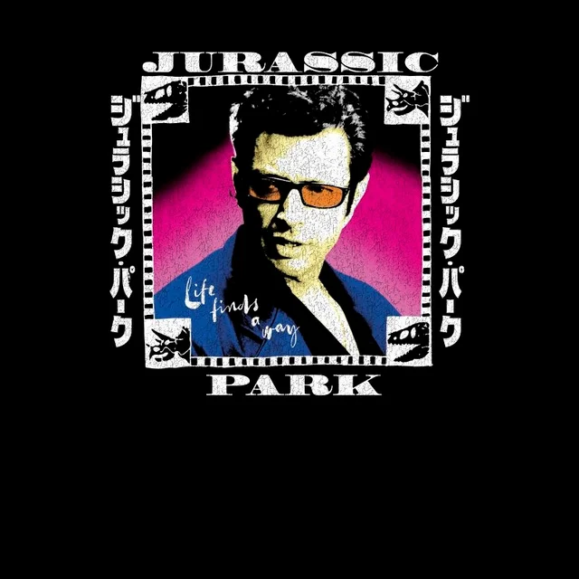 Jurassic Park Jeff Men's T-Shirt - Schwarz