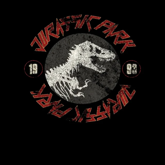 Jurassic Park Classic Twist Men's T-Shirt - Schwarz