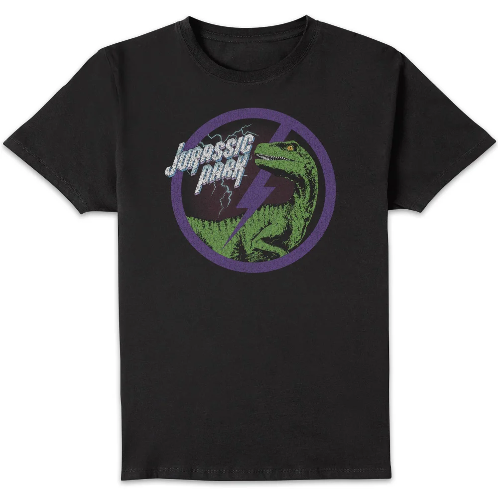 Jurassic Park Raptor Bolt Men's T-Shirt - Schwarz - S Bild 1